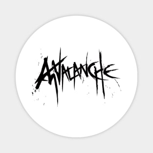 Avalanche (Black Text) Magnet